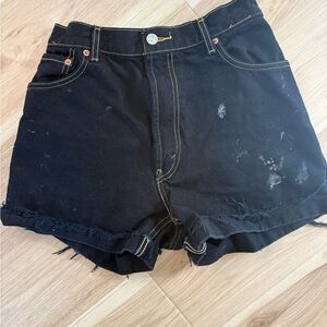 Vintage Distressed Levi’s Jean Shorts